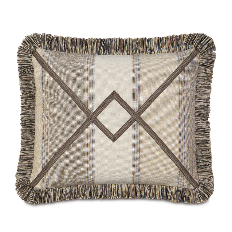 Eastern Accents Aiden Ashbrooke Brush Fringe Throw Pillow Cover